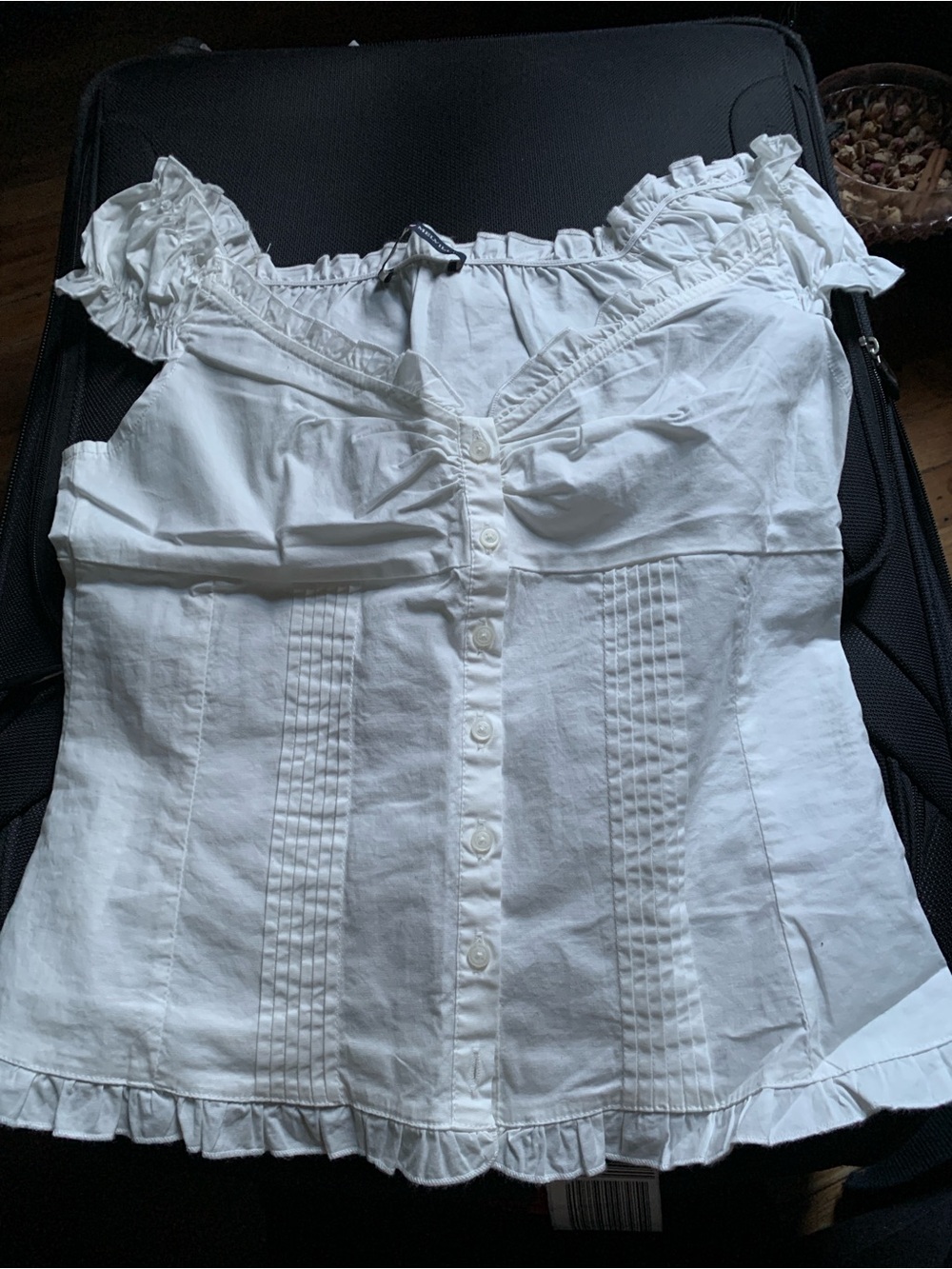 Brandy Melville White Elena Top